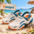 Vuxqeni™ Lightweight Breathable Beach Clogs – Quick-Drying Non-Slip Water Shoes with Pivoting Heel Strap for Summer &amp; Outdoor Comfort
